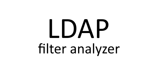 Illustration for LDAP filter analyzer
